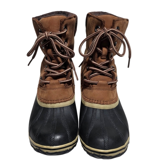 SOREL SLIMPACK LACE II WATERPROOF INSULATED BOOT SZ 8.5 - Picture 5 of 13